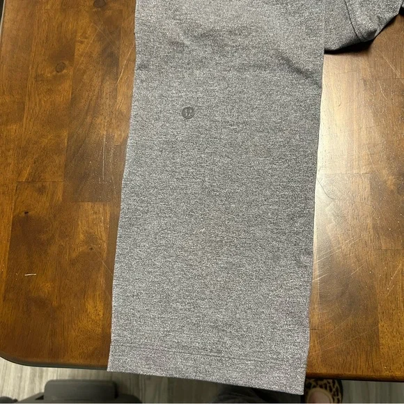 Lululemon On The Fly Pant Full Length 31” Size 8 Heathered Black - Picture 11 of 15